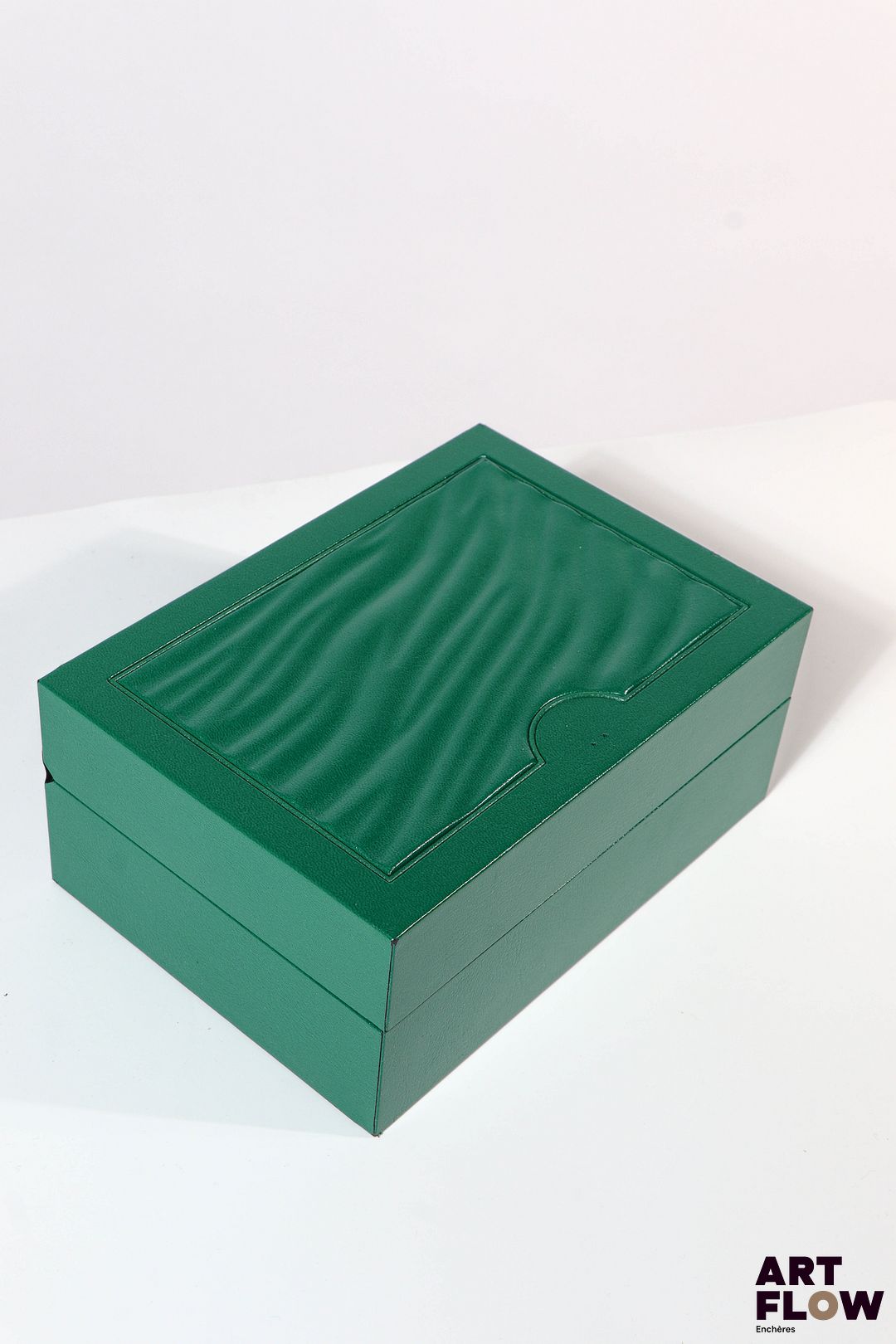 ROLEX Boîte, numérotée 39139.71 18 x 13 x 7,5 cm Accidents, fermeture endommagée, logo Rolex manquant