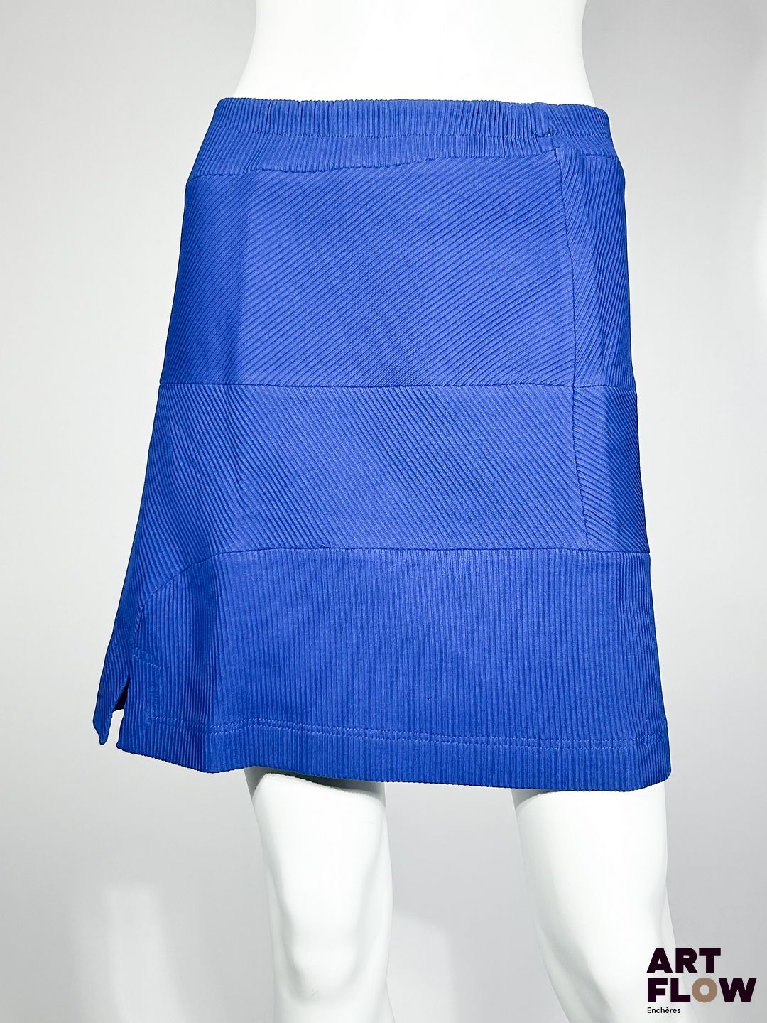 CACHAREL Paris Jupe en coton bleue électrique Taille 38 Neuve