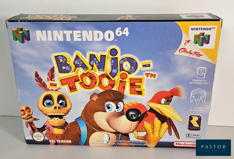 NINTENDO - N64 - Jeu : Banjo- Tooie. Complet avec boite, notice, cale, cartouche. Version EUR. TBE. Sortie : 2001