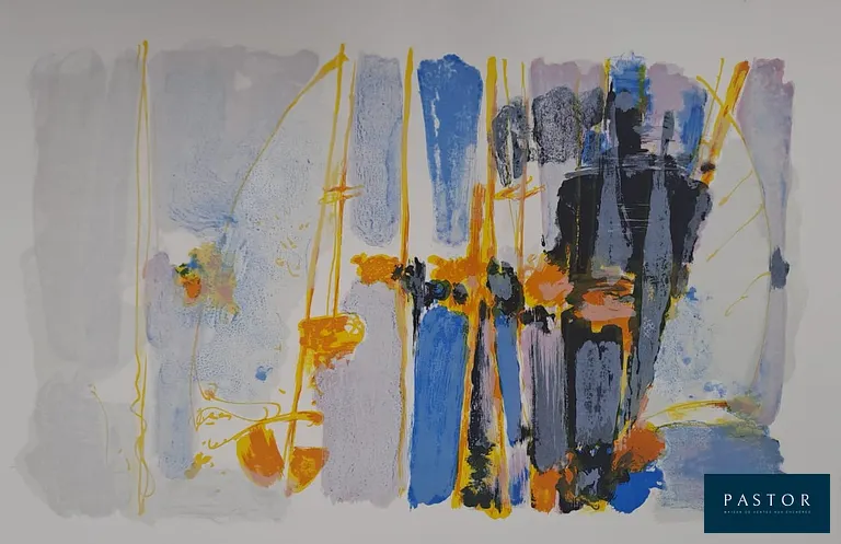 Maurice-Elie Sarthou (1911-1999)
Les voiliers , 1966

Lithographie originale, sur papier Auvergne
Imprimé par les ateliers Mourlot, 1966
Tirage limité à 151 exemplaires, numéroté 32 sur le justificatif
Justificatif signé au crayon par l'artiste et l'éditeur (une copie du justificatif de tirage pourra être fourni)
Dimensions : 38 x 56 cm

Très bon état

Information : extrait du "Regards sur la mer" de Paul Valéry


Expédition obligatoire, jusqu'à 5 Lithographies dans votre colis pour 14,76€ TTC en France Métropolitaine, et 29,64€ TTC pour l'Europe