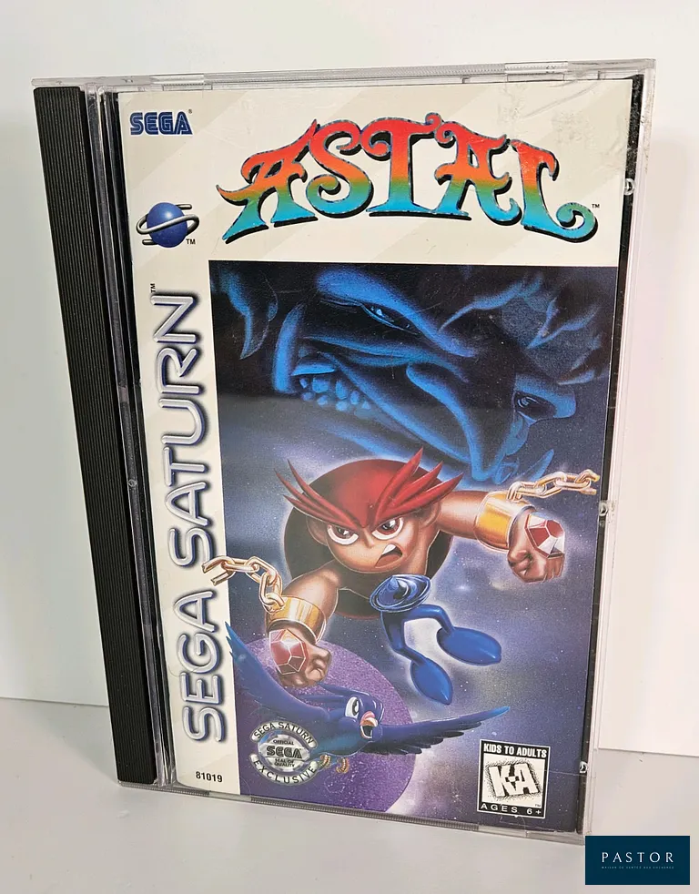 SEGA - SATURN. Jeu : Astal. Complet avec boite, notice, notice.Rare. Version NTSC US. TBE. Sortie : 1995