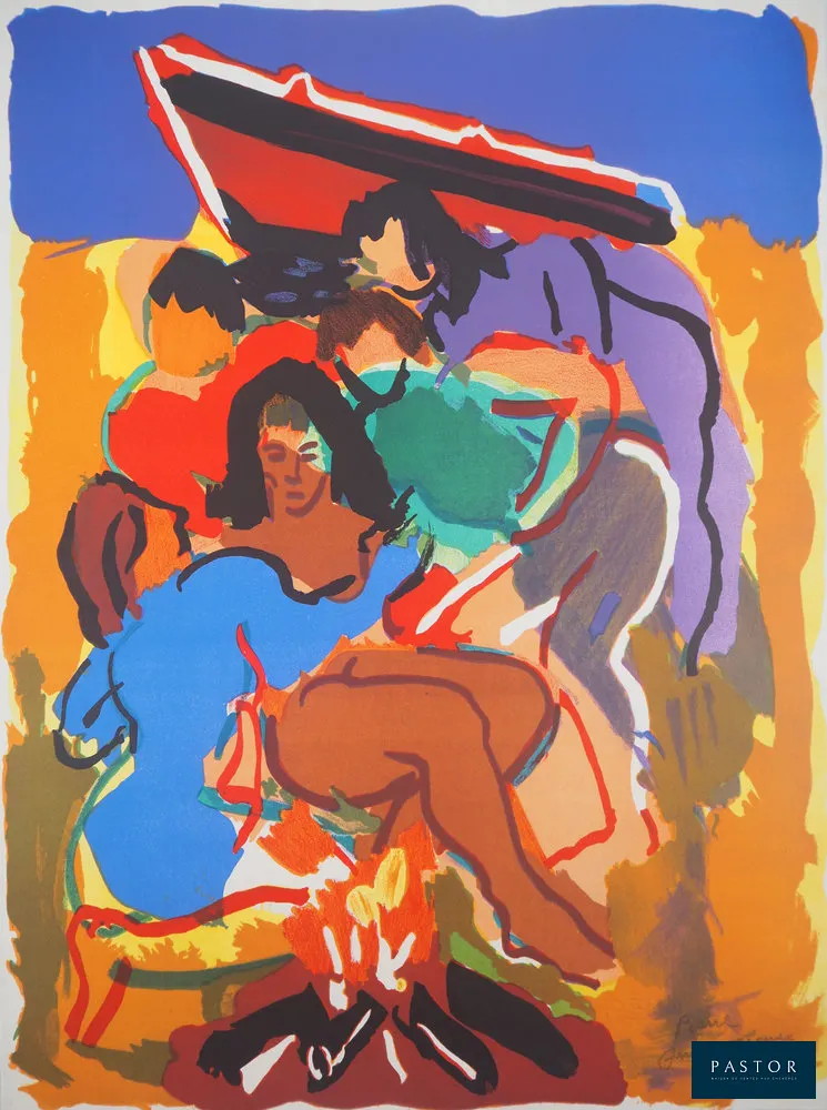 Pierre AMBROGIANI (1907-1985)
Autour du feu de camp

Lithographie originale signée du cachet de l'artiste
Sur Soie 38*28 cm
Atelier Gourdon, 1972

Excellent état


Expédition obligatoire, jusqu'à 5 Lithographies dans votre colis pour 14,76€ TTC en France Métropolitaine, et 29,64€ TTC pour l'Europe