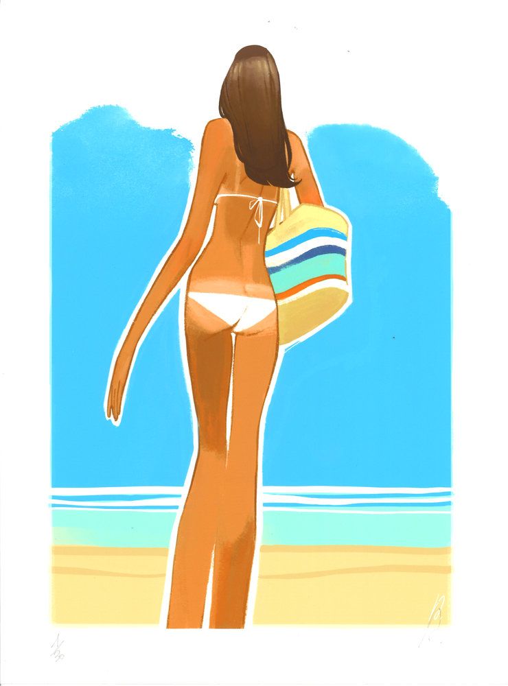 Virginie Augustin (1973) parisienne (Hommage à Kiraz) Tirage numéroté sur 30 exemplaires sur papier 310 g e signé à la main par l&rsquo;Artiste. Dimensions : 40 x 30 cm En Excellent état Expédition obligatoire, jusqu&rsquo;à 5 Lithographies dans votre colis pour 14,76€ TTC en France Métropolitaine, et 29,64€ TTC pour l&rsquo;Europe