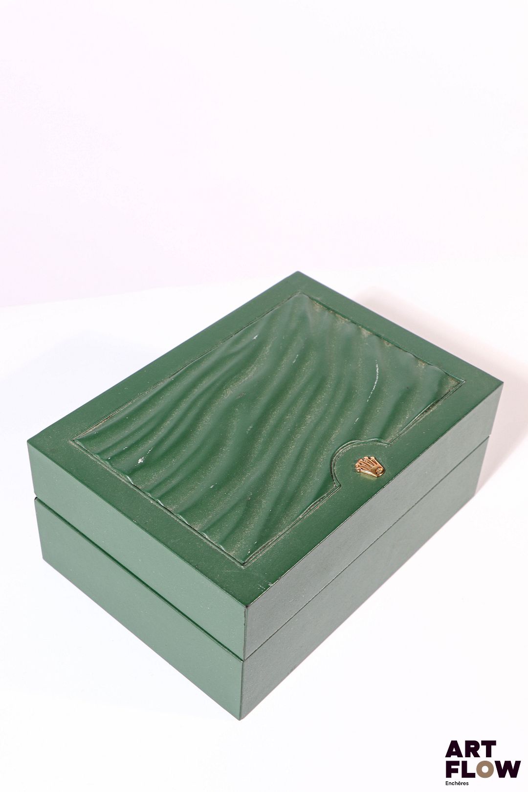 ROLEX Boîte, numérotée 31.00.64 18 x 13 x 8 cm Traces d'usure