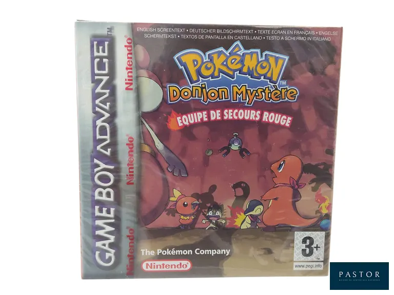 NINTENDO - GAMEBOY ADVANCE. Pokémon Donjon Mystère : équipe de secours rouge. Neuf sous blister officiel. Sortie : 2006. Aventure. - Neuf