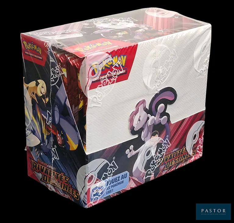 Coffret Pokémon scellé : Display (36 boosters).
Série du bloc Écarlate&Violet : Rivalités Destinées (EV10).
En français.
Défaut sur le scellage à l'avant du coffret (Voir photos), le scellage est légèrement déchiré. - TVA Récupérable