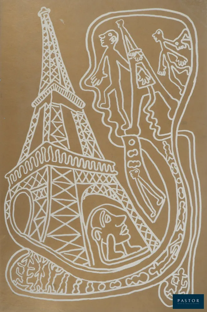 Yvon TAILLANDIER (1926-2018)
Paris : La Tour Eiffel en doré

Sérigraphie originale
Non signée
Sur papier fin 51 x 34 cm

Très bon état, légers défauts (voir photos)


Expédition obligatoire, jusqu'à 5 Lithographies dans votre colis pour 14,76€ TTC en France Métropolitaine, et 29,64€ TTC pour l'Europe