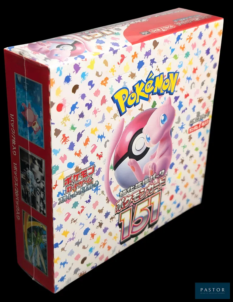 Coffret Pokémon scellé : Display (20 boosters).
Série du bloc Écarlate&Violet : 151 sv2a (équivalent EV03.5).
En japonais.