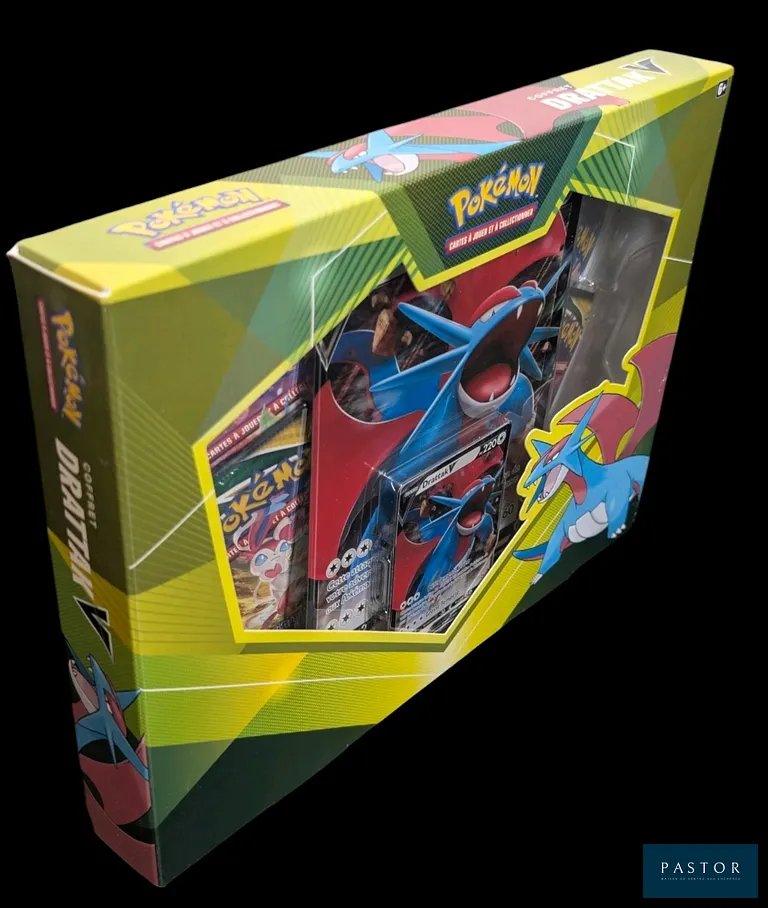 Coffret Pokémon scellé : Drattak V.
Contient des boosters de la série Évolution Céleste (EB07).
En français.