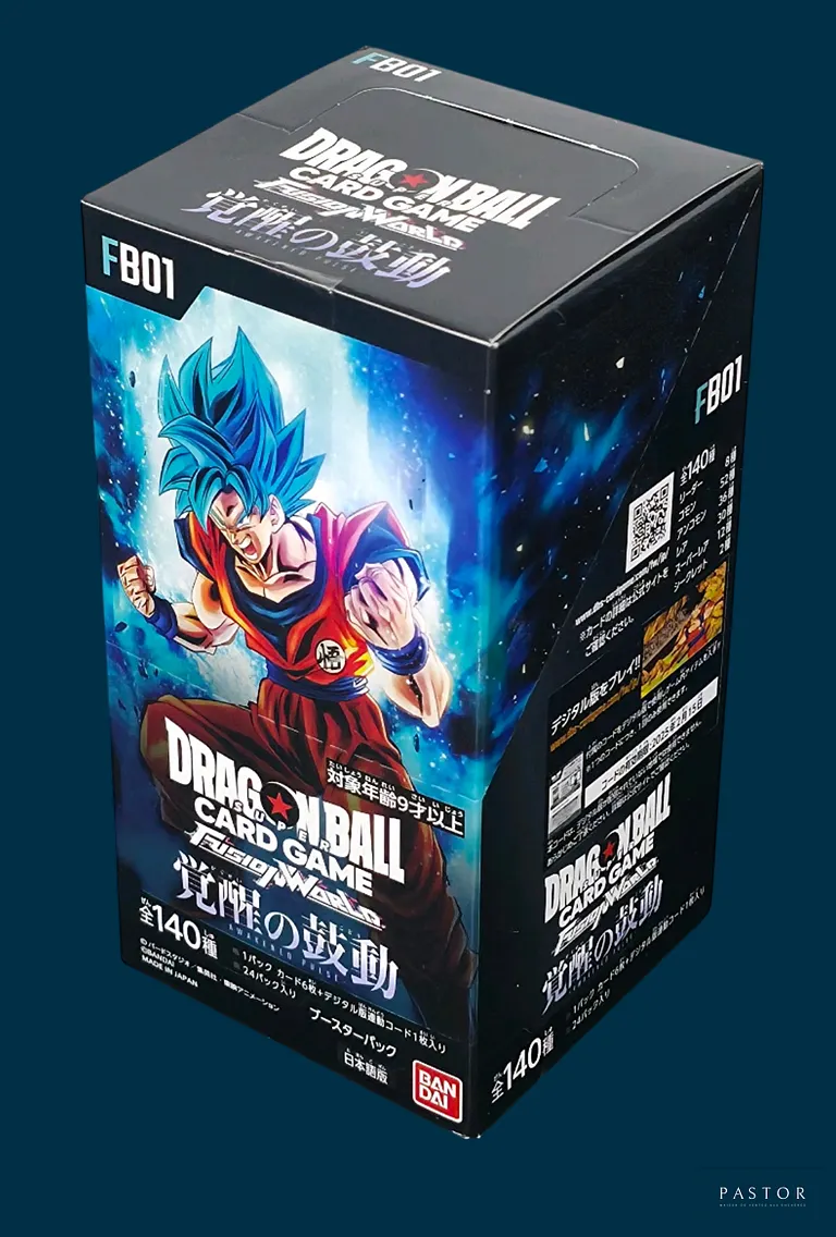 Coffret Dragon Ball Z scellé - Demi-Display de la série Awakened Pulse (FB01).
Scellé, en japonais. - TVA Récupérable