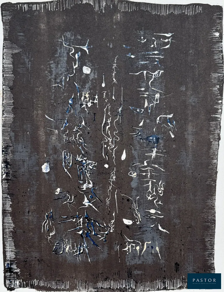 Zao WOU-KI (1920-2013)
Composition

Lithographie originale, 1958
Non signée
Sur vélin léger 31 x 24 cm
Imprimée dans les ateliers Desjoberts et éditée par San Lazzaro

Excellent état

REFERENCE : Catalogue raisonné des estampes de Zao Wou Ki, Rivière, n°115


Expédition obligatoire, jusqu'à 5 Lithographies dans votre colis pour 14,76€ TTC en France Métropolitaine, et 29,64€ TTC pour l'Europe