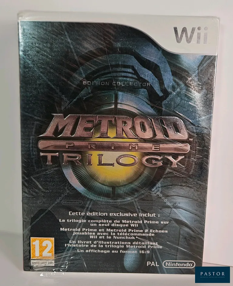 NINTENDO - WII - Jeu : Metroid Prime Trilogy. Neuf sous blister (Légérement ouvert). Version PAL FRA. Sortie : 2009