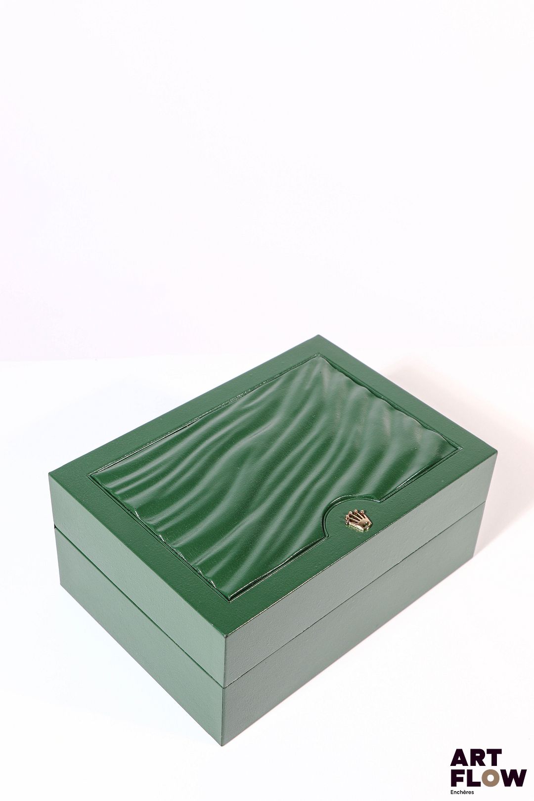 ROLEX Boîte, numérotée 39139.64 18 x 13 x 8 cm Bon état général, garniture intérieure manquante