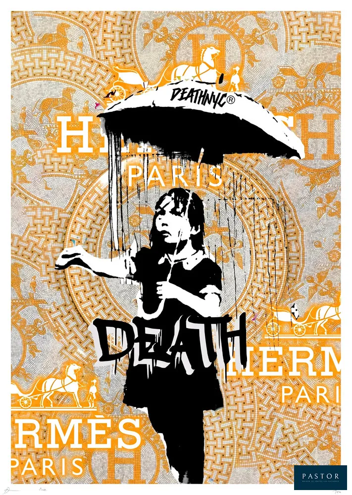 Death NYC
P793

Sérigraphie.
Édition limitée à 100 épreuves.
Numérotation d'épreuve aléatoire.
Taille : 45 x 32 cm - Papier d'art 300g

Certificat d'authenticité signé de l'artiste + cachet
Etat neuf, provenance en direct de l'artiste


Expédition obligatoire, jusqu'à 5 Lithographies dans votre colis pour 14,76€ TTC en France Métropolitaine, et 29,64€ TTC pour l'Europe