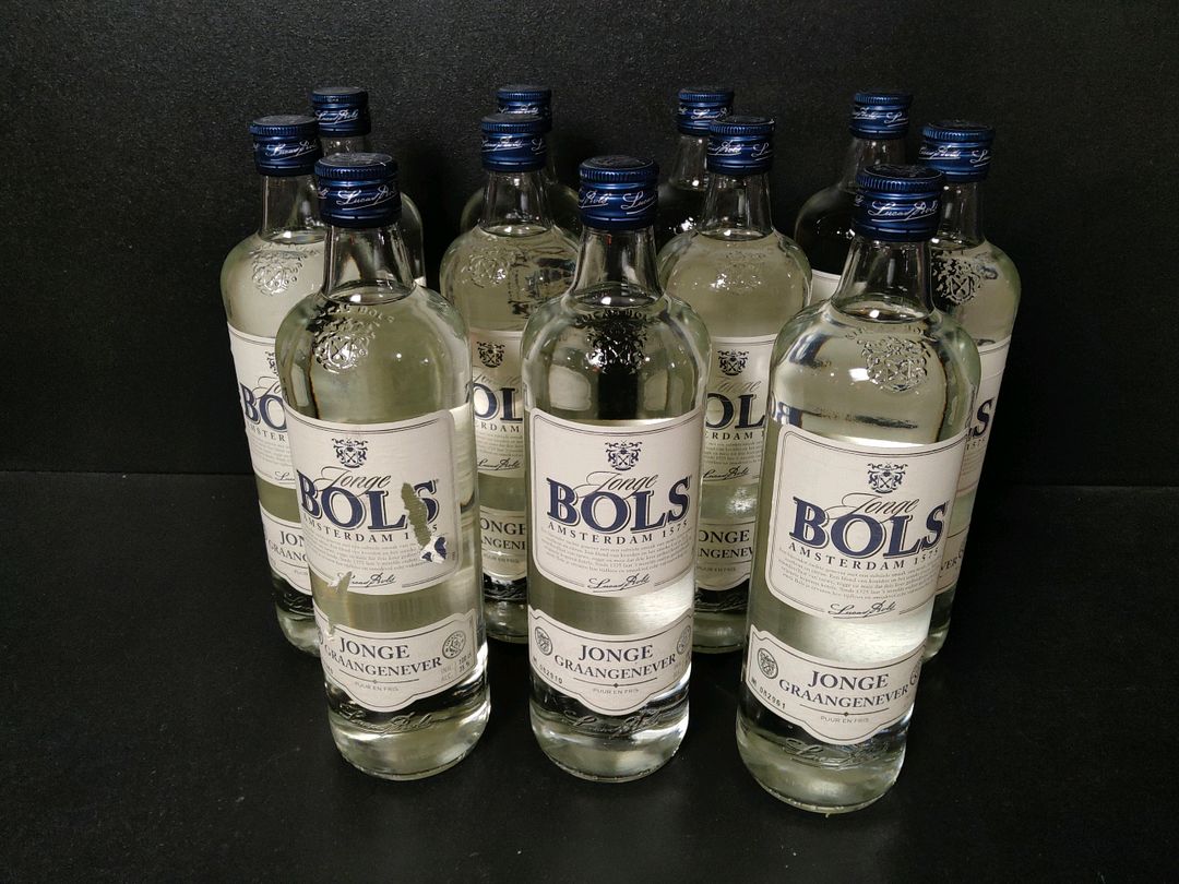 11 bouteilles de gin Bols Jonge 1L