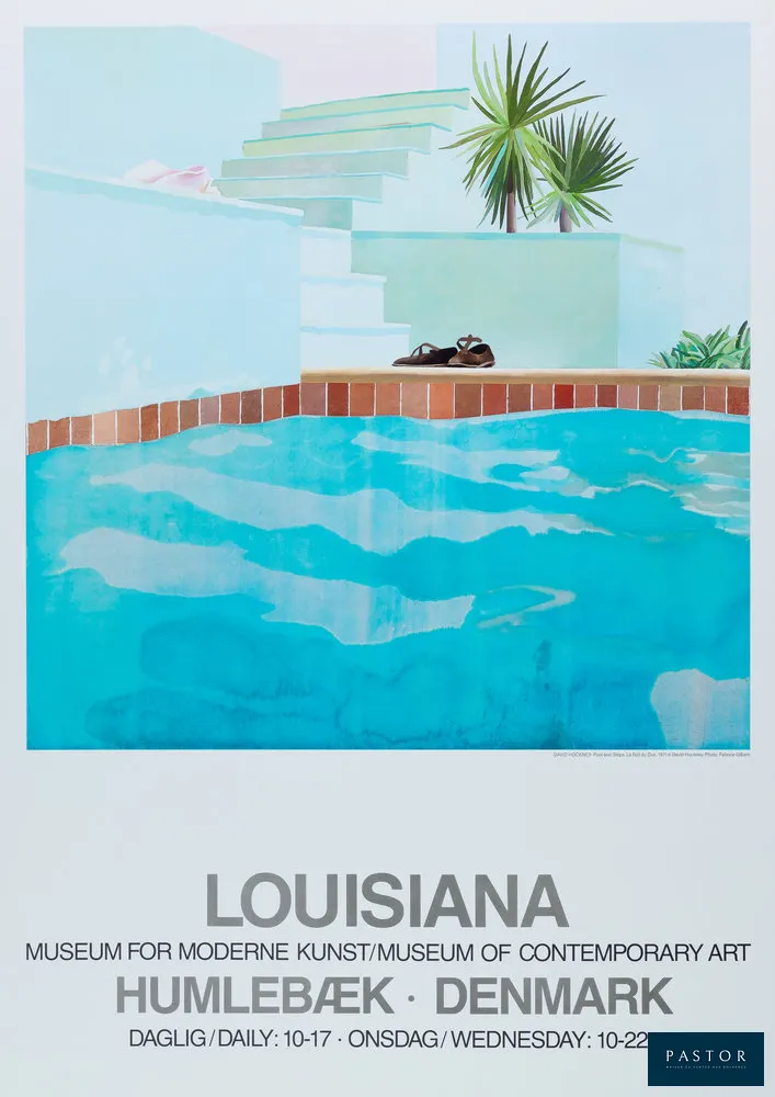 David HOCKNEY (1937) (d'après)
Pool and Steps

Affiche originale en couleurs d'après une oeuvre de l'artiste
Sur papier affiche 59 x 84 cm

Excellent état

INFORMATION : Affiche réalisée à l'occasion de l'exposition de l'artiste au Louisiana Museum


Expédition obligatoire, jusqu'à 5 Lithographies dans votre colis pour 14,76€ TTC en France Métropolitaine, et 29,64€ TTC pour l'Europe