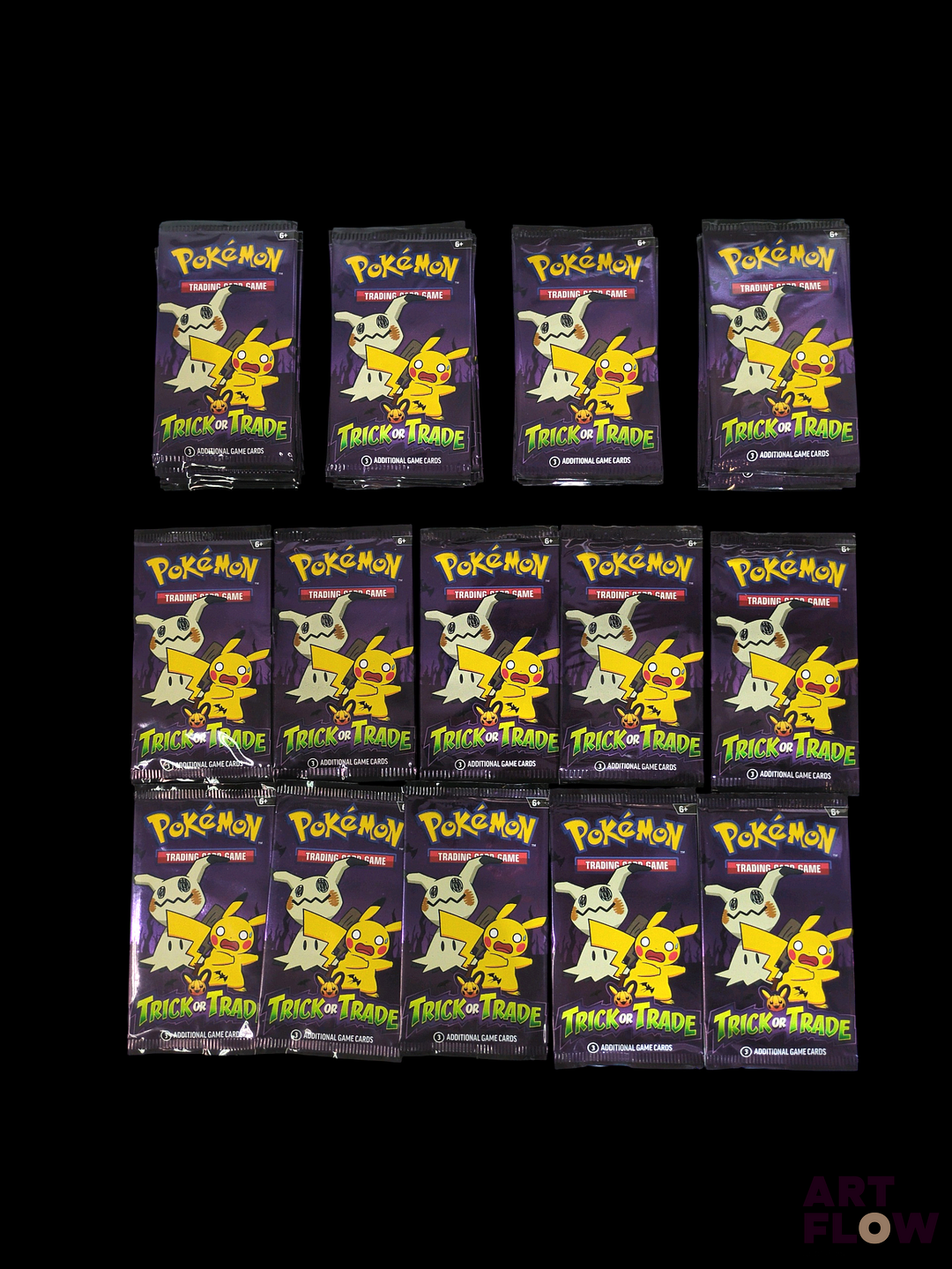 Ensemble de 50 boosters Pokémon scellés : Halloween Trick or Trade 2023 En Anglais Neufs