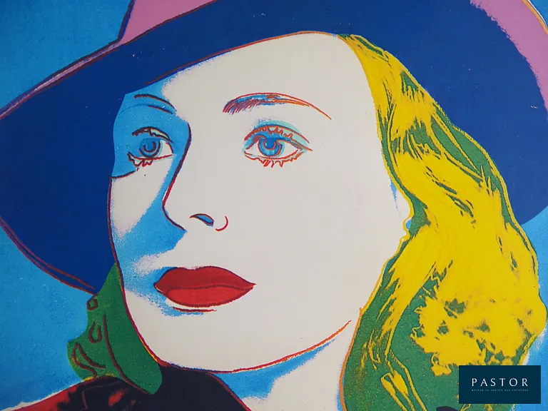 Andy Warhol (après) 
Portrait d'Ingrid Bergman, 1987 

Sérigraphie en couleurs porte un tampon au dos : Art 18 Bâle 1987 - ART BASEL Édition limitée à 1000 exemplaires Dimensions avec passe-partout : 40 x 40 cm, image env. 20 x 20 cm


Expédition obligatoire, jusqu'à 5 Lithographies dans votre colis pour 14,76€ TTC en France Métropolitaine, et 29,64€ TTC pour l'Europe