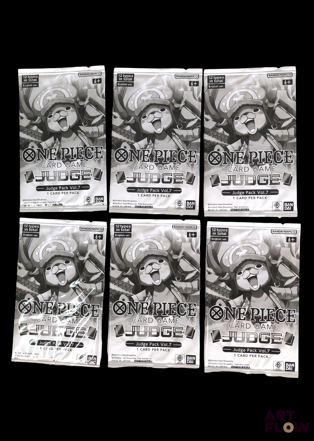 Ensemble de 6 boosters One piece Judge Pack Vol. 7 En anglais Scellés Etat neuf