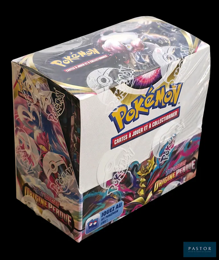 Coffret Pokémon scellé - Display (36 Boosters).
Série du bloc Épée&Bouclier : Origine Perdue (EB11).
En français.