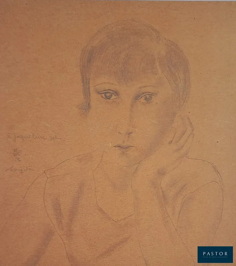 Léonard Foujita (d'après) (1886-1968)
Portrait de Jacqueline

Impression d'art sur papier épais
Signée et annotée dans la planche
Tirage issu d'un portfolio n°726 (catalogue de Sylvie Buisson), édition limitée
Editions John Sayegh, 1989
Dimensions feuille : 27 x 24 cm environ
Très bon état


Expédition obligatoire, jusqu'à 5 Lithographies dans votre colis pour 14,76€ TTC en France Métropolitaine, et 29,64€ TTC pour l'Europe