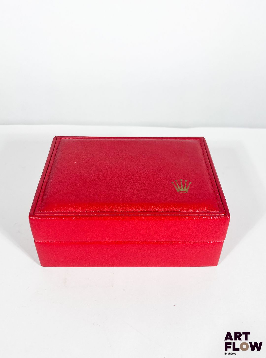 ROLEX Boîte numérotée 14.00.01 5 x 13 x 10 cm env. En l'état (usures, mécanisme accidenté)