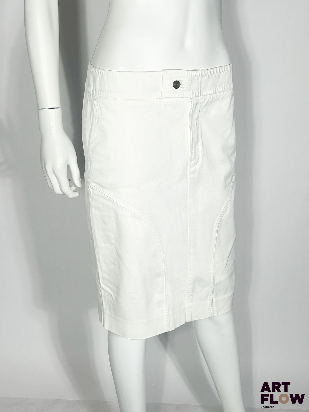 GUCCI - Jupe crayon en coton - Taille 42