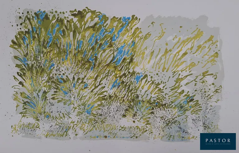 Maurice-Elie Sarthou (1911-1999)
La dance des algues, 1966

Lithographie originale, sur papier Auvergne
Imprimé par les ateliers Mourlot, 1966
Tirage limité à 151 exemplaires, numéroté 32 sur le justificatif
Justificatif signé au crayon par l'artiste et l'éditeur (une copie du justificatif de tirage pourra être fourni)
Dimensions : 38 x 56 cm

Très bon état

Information : extrait du "Regards sur la mer" de Paul Valéry


Expédition obligatoire, jusqu'à 5 Lithographies dans votre colis pour 14,76€ TTC en France Métropolitaine, et 29,64€ TTC pour l'Europe