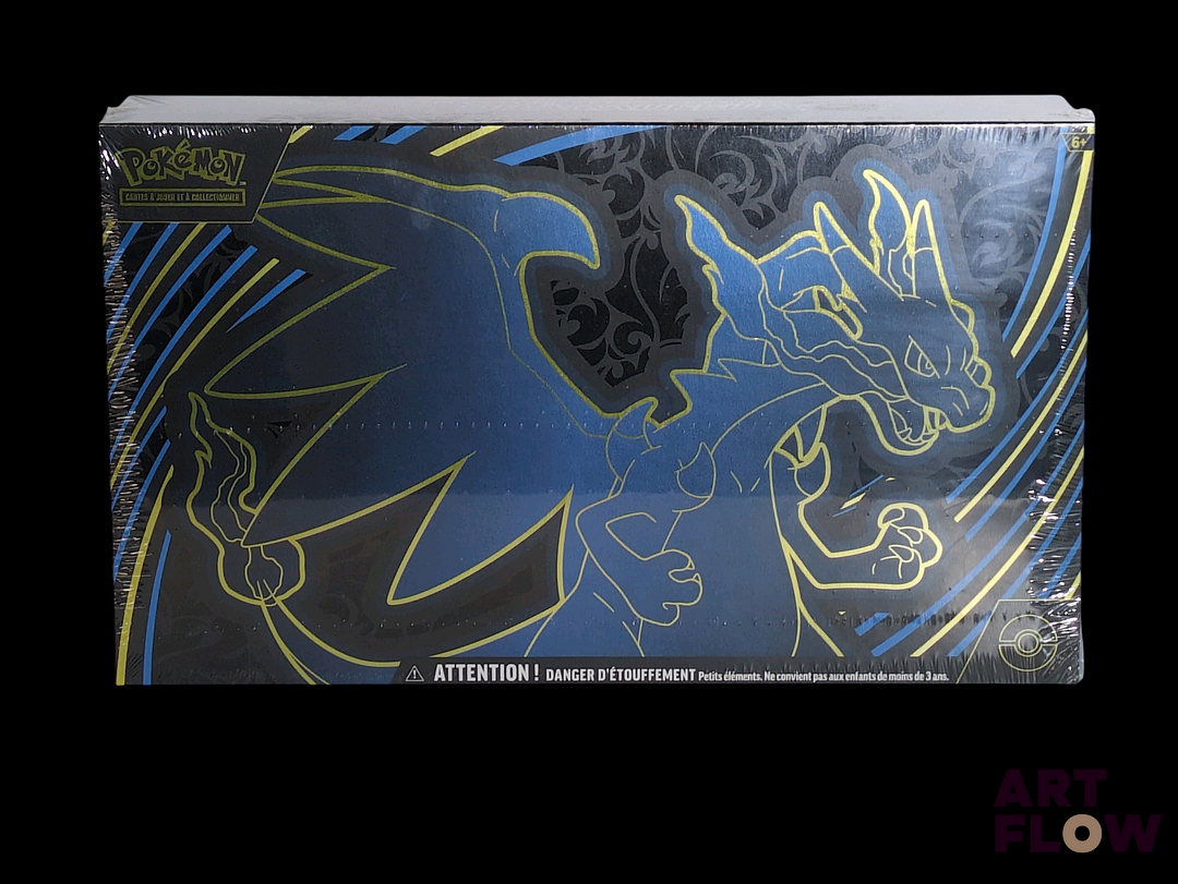 Coffret Pokémon Ultra Premium (UPC) Méga-Dracaufeu Ex Série Méga-Évolution : Flammes Fantasmagoriques (ME02). Scellé, en français. Neuf