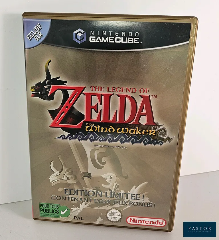 NINTENDO - GAMECUBE - Jeu : The Legend of Zelda The Wind Waker. Edition Limitée. Complet avec boite, notice, 2 CD. PAL FRA. TBE. Sortie : 2003