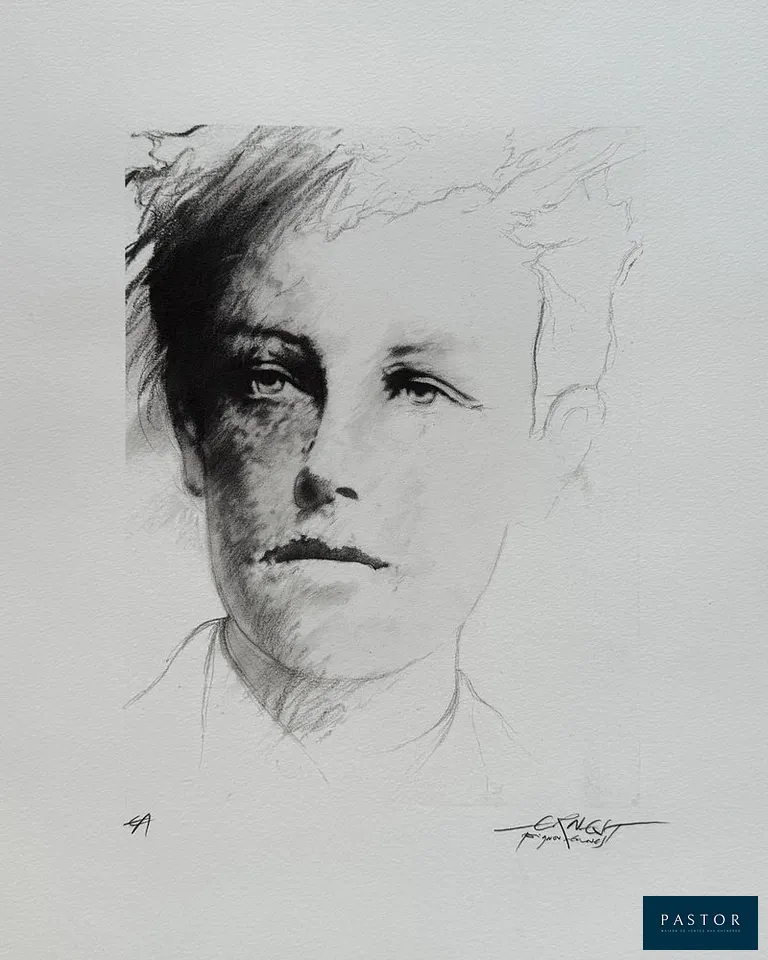 Ernest Pignon-Ernest
Rimbaud, 1986

Lithographie en couleurs
Signée au crayon par l'artiste
Justifiée EA (épreuve d'artiste)
Sur vélin format 45 x 37 cm

Très bon état


Expédition obligatoire, jusqu'à 5 Lithographies dans votre colis pour 14,76€ TTC en France Métropolitaine, et 29,64€ TTC pour l'Europe