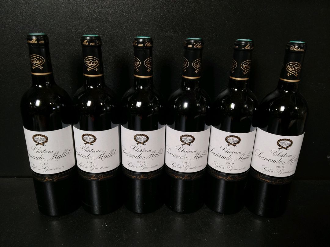 6 Bouteilles Château Sociando -Mallet 2019