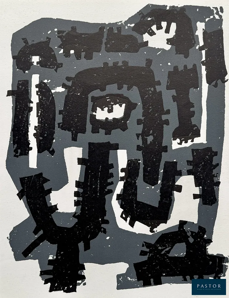 Raoul UBAC (1910-1985)
Ardoise

Gravure originale, 1958
Non signée
Sur vélin léger 31 x 24 cm
Editions San Lazzaro

Excellent état


Expédition obligatoire, jusqu'à 5 Lithographies dans votre colis pour 14,76€ TTC en France Métropolitaine, et 29,64€ TTC pour l'Europe