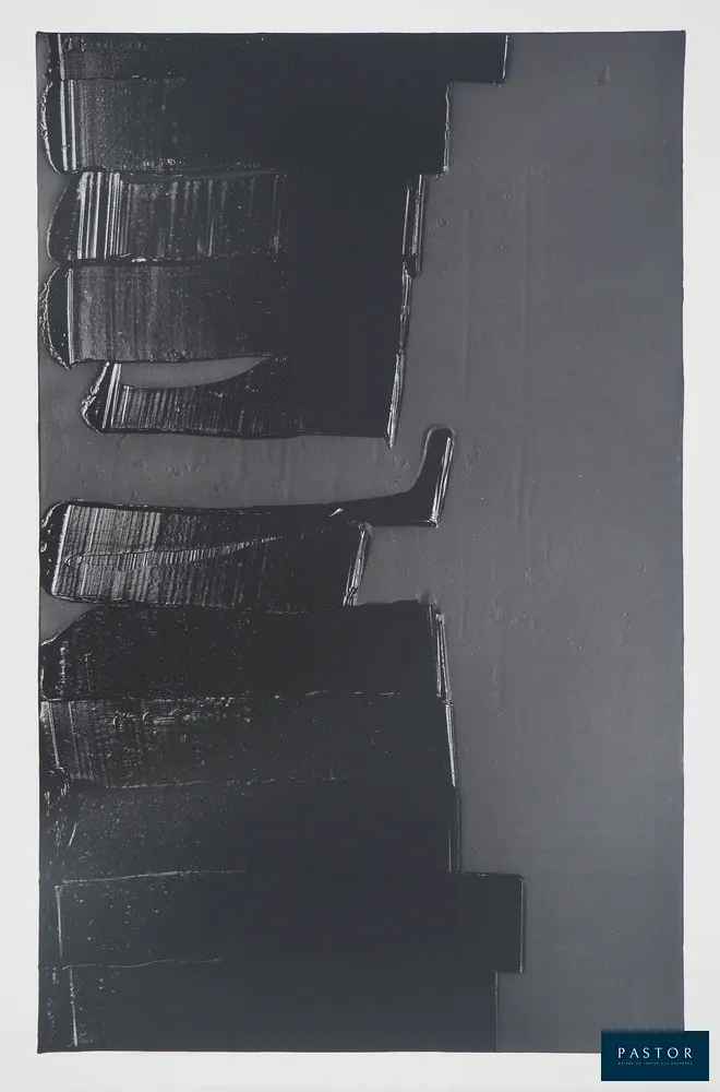 Pierre SOULAGES (1919-2022)
Peinture 4 juillet 2021

Affiche éditée d'après la "Peinture 4 juillet 2021" par le musée Soulages à Rodez, France
Sur papier épais 40 x 60 cm
Authentifiée par le cachet du Musée au verso

Excellent état


Expédition obligatoire, jusqu'à 5 Lithographies dans votre colis pour 14,76€ TTC en France Métropolitaine, et 29,64€ TTC pour l'Europe