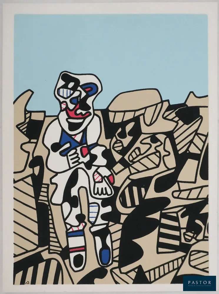 Jean DUBUFFET
Art brut, homme coloré parmi les rochers, 1974

Sérigraphie originale
Signée dans la planche par le monogramme de l'artiste
Sur papier 19.5 x 14.5 cm

Excellent état


Expédition obligatoire, jusqu'à 5 Lithographies dans votre colis pour 14,76€ TTC en France Métropolitaine, et 29,64€ TTC pour l'Europe