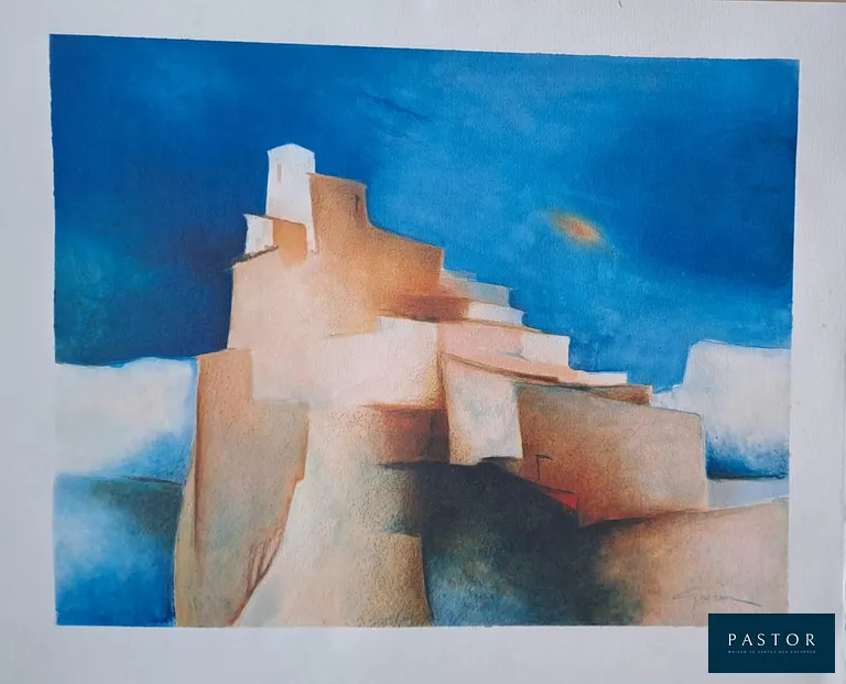 Claude Gaveau (1940-)
Village provençale

Lithographie originale, sur Vélin d'Arches
Signée dans la planche, non numérotée
Edition de 2800 exemplaires
Imprimé par les presses d'Arts-Litho, 1991

Dimensions de la feuille : 46 x 56 cm environ
Dimensions de l'image : 37 x 47 cm environ

Très bon état, infimes rousseurs claires dans la marge et au dos


Expédition obligatoire, jusqu'à 5 Lithographies dans votre colis pour 14,76€ TTC en France Métropolitaine, et 29,64€ TTC pour l'Europe