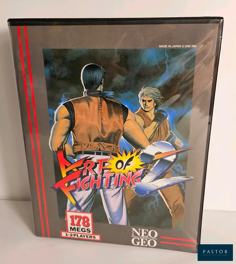 SNK - NEO GEO. Jeu : Art of Fighting 2. Complet avec boite, notice et cartouche. Version AES US. TBE. Sortie : 1994. Combat 2D
