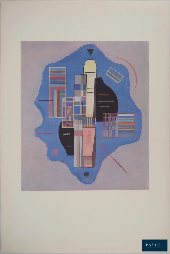 Vassily Kandinsky (1866-1944)
Guitare surréaliste

Héliogravure en couleurs
Signée du monogramme dans la planche
Sur Vélin Lana 37 x 56 cm
Authentifié par le cachet sec de l'éditeur Maeght (Paris)

Excellent état


Expédition obligatoire, jusqu'à 5 Lithographies dans votre colis pour 14,76€ TTC en France Métropolitaine, et 29,64€ TTC pour l'Europe