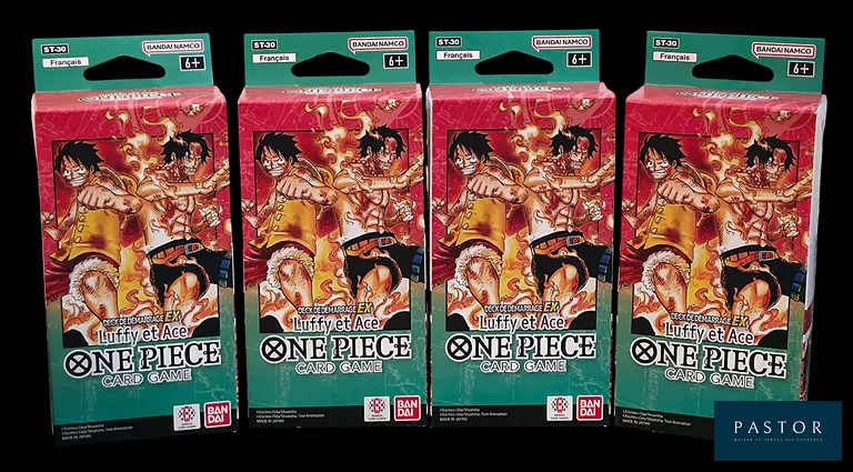 Réunion de 4 coffret One Piece scellés - Deck de démarrage Luffy et Ace (ST-30).
En français.