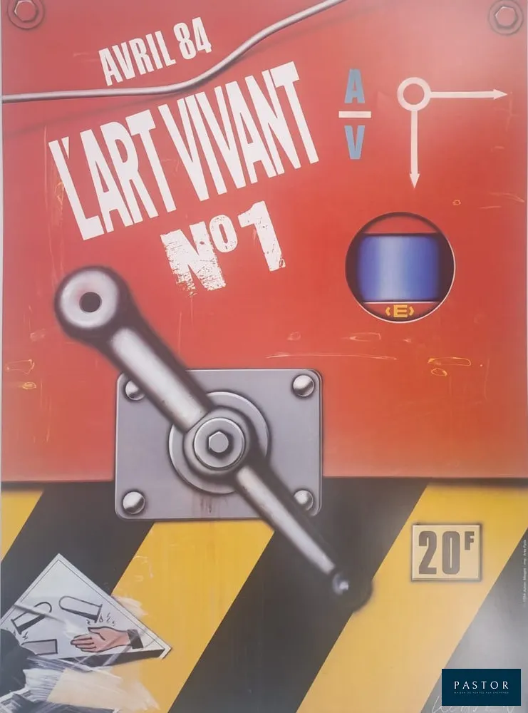 Peter Klasen (1935-)
Art vivant n°1

Affiche Lithographique originale
Signée dans la planche
Editée en 1984 par Arte Paris
Dimensions : 72 x 52 cm

Très bon état


Expédition obligatoire, jusqu'à 5 Lithographies dans votre colis pour 14,76€ TTC en France Métropolitaine, et 29,64€ TTC pour l'Europe