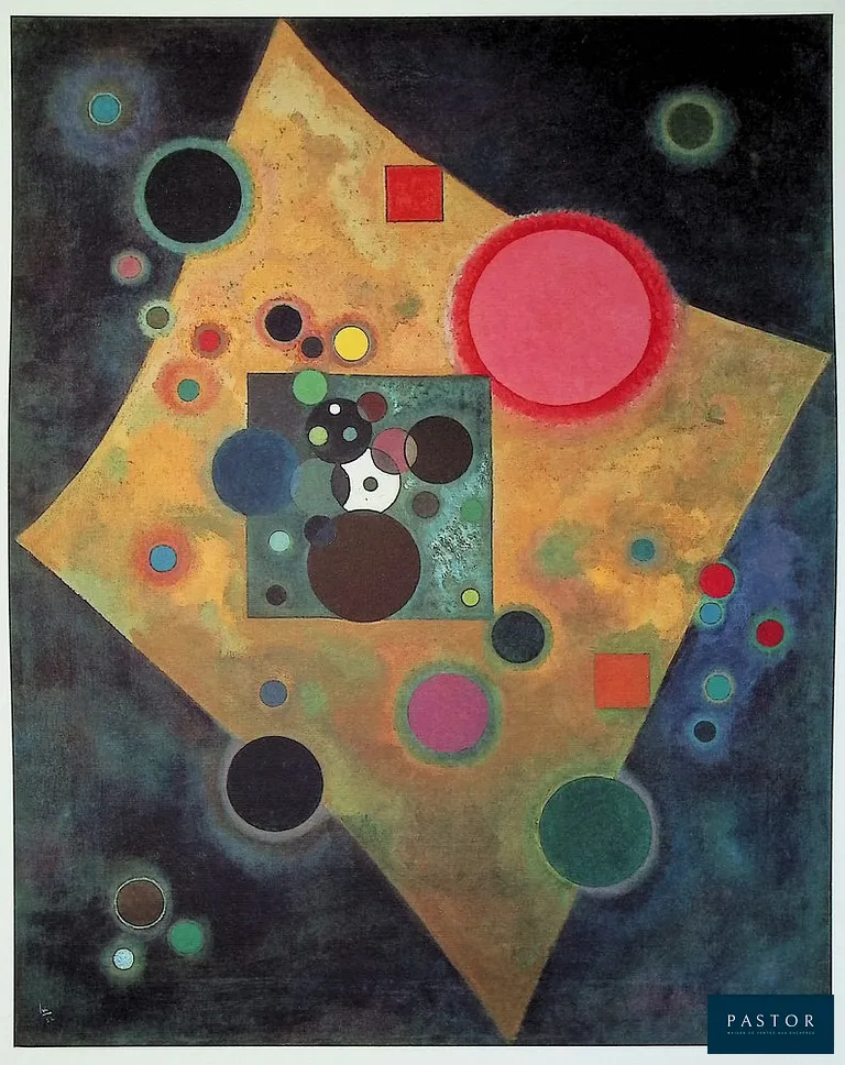 Vassily KANDINSKY (1866-1944) (d'après)
Accent en rose

Lithographie offset et héliogravure en couleurs d'après un dessin de l'artiste
Signée dans la planche du monogramme de l'artiste
Sur Vélin 37 x 52 cm

Excellent état


Expédition obligatoire, jusqu'à 5 Lithographies dans votre colis pour 14,76€ TTC en France Métropolitaine, et 29,64€ TTC pour l'Europe