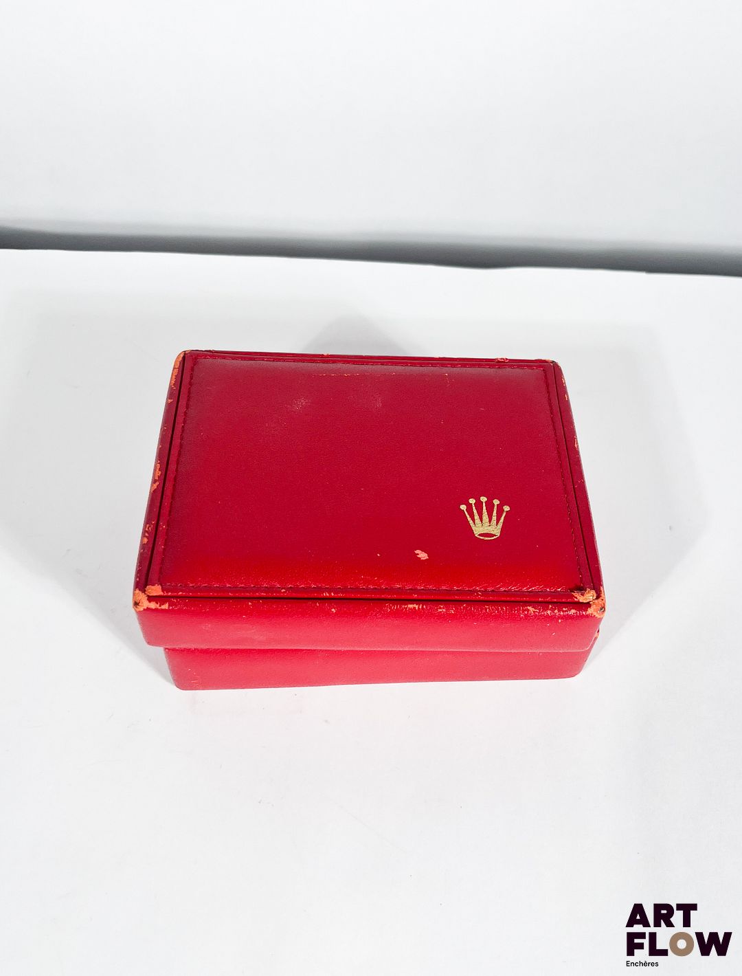 ROLEX Boîte numérotée 14.00.01 5,5 x 13 x 10 cm En l'état (importantes usures et accidents)