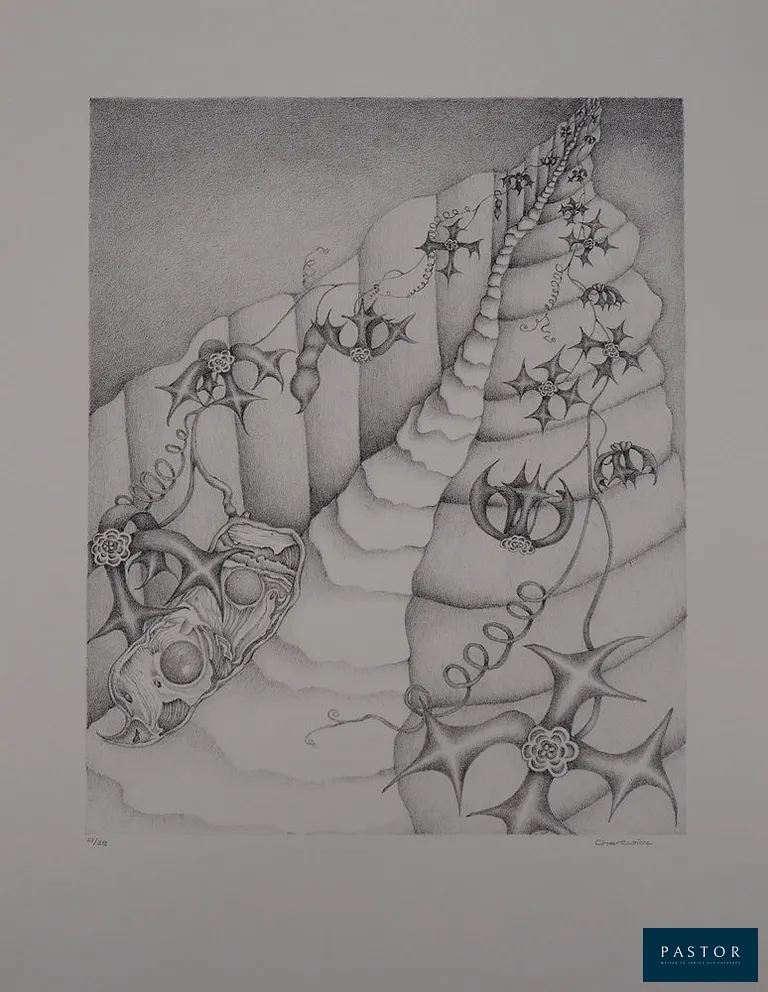 Gochka CHAREWICZ
Le chemin

Lithographie originale sur papier vélin
Signée et numérotée sur 29ex
42 x 32 cm

INFORMATIONS : Cette série de lithographies est inspirée du recueil de poèmes "Herbier Lunaire" de Michel Butor

Excellent état


Expédition obligatoire, jusqu'à 5 Lithographies dans votre colis pour 14,76€ TTC en France Métropolitaine, et 29,64€ TTC pour l'Europe