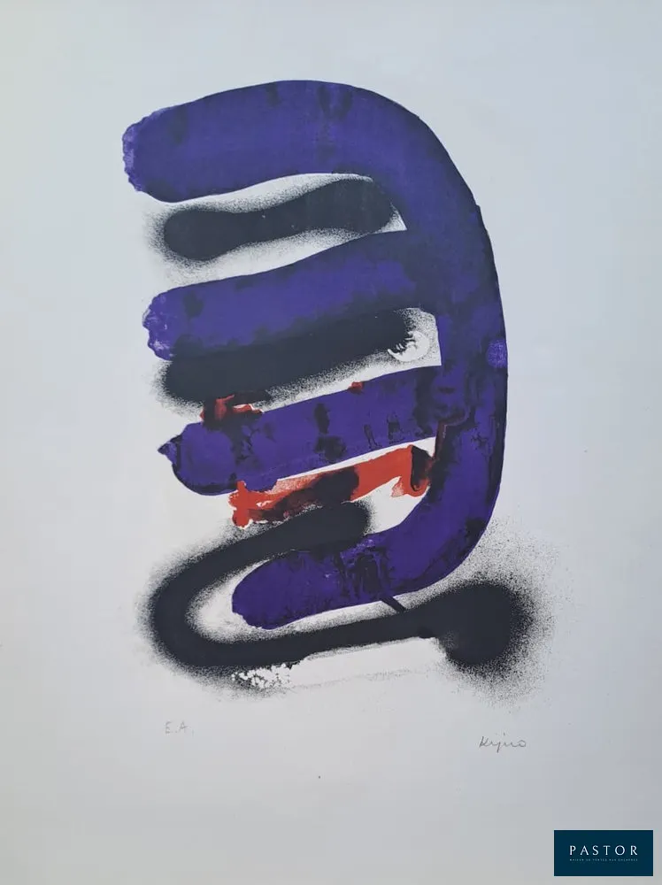 Ladislas Kijno (1921-2012)
Composition

Lithographie originale, sur papier BFK Rives
Signée et justifiée EA au crayon par l'artiste
Toutes marges

Dimensions feuille : 56.5 x 45 cm environ

Très bon état


Provenance : Collection Colette Creuzevault (1931-2019)


Expédition obligatoire, jusqu'à 5 Lithographies dans votre colis pour 14,76€ TTC en France Métropolitaine, et 29,64€ TTC pour l'Europe