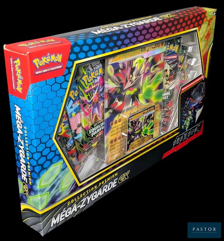 Coffret Pokémon scellé : Collection Premium Méga-Zygarde ex.
Serie du bloc Méga-Évolution : Équilibre Parfait (ME03).
En français. - TVA Récupérable