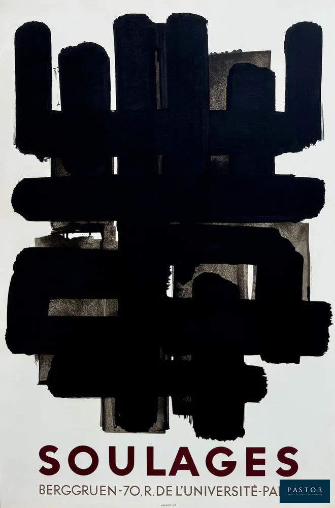 Pierre Soulages (1919-2022)
Lithographie n°3

Lithographie originale, 1958
Un des 500 exemplaires sur vélin Arches
Imprimée dans les ateliers Mourlot
Sur vélin Arches format 75 x 50 cm
Très bon état

REFERENCE : Catalogue raisonné BNF 46


Expédition obligatoire, jusqu'à 5 Lithographies dans votre colis pour 14,76€ TTC en France Métropolitaine, et 29,64€ TTC pour l'Europe