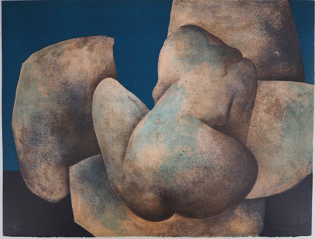 Claude GAVEAU (1940) Nu de dos (bleu) Lithographie originale en couleurs Signée au crayon Sur Vélin 65 x 50 cm Edition limitée à 120 exemplaires (le numéro photographié est fourni à titre d&rsquo;exemple) Excellent état Expédition obligatoire, jusqu&rsquo;à 5 Lithographies dans votre colis pour 14,76€ TTC en France Métropolitaine, et 29,64€ TTC pour l&rsquo;Europe