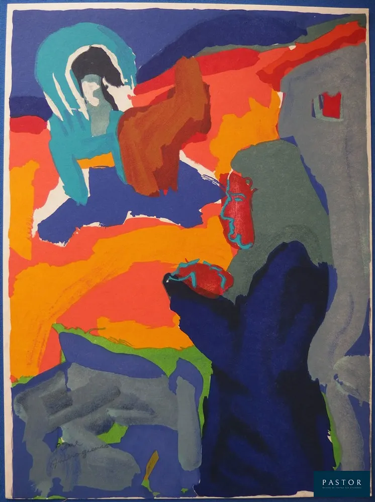 Pierre AMBROGIANI (1907-1985)
L'arrivée

Lithographie originale signée du cachet de l'artiste
Sur papier vélin 38 x 28 cm
Atelier Gourdon, 1974

Excellent état


Expédition obligatoire, jusqu'à 5 Lithographies dans votre colis pour 14,76€ TTC en France Métropolitaine, et 29,64€ TTC pour l'Europe