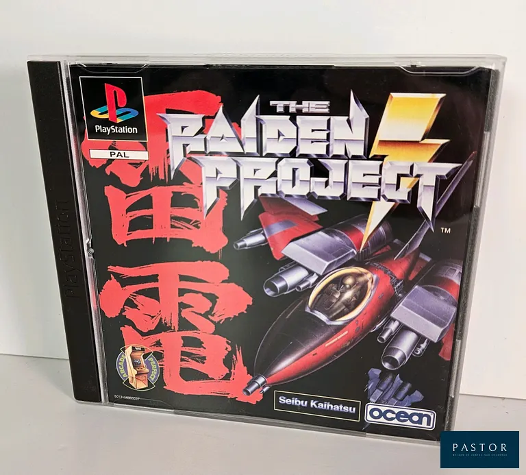 SONY - PS1 - Jeu : The Raiden Project. Complet avec boite, notice, CD. Version PAL. TBE. Sortie : 1995