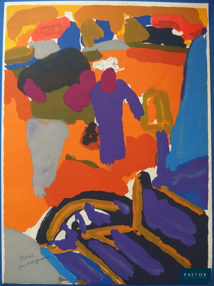 Pierre AMBROGIANI
Retour des champs, 1974

Lithographie originale sur papier vélin signée du cachet de l'artiste
Atelier Gourdon

38 x 28 cm
Excellent état


Expédition obligatoire, jusqu'à 5 Lithographies dans votre colis pour 14,76€ TTC en France Métropolitaine, et 29,64€ TTC pour l'Europe